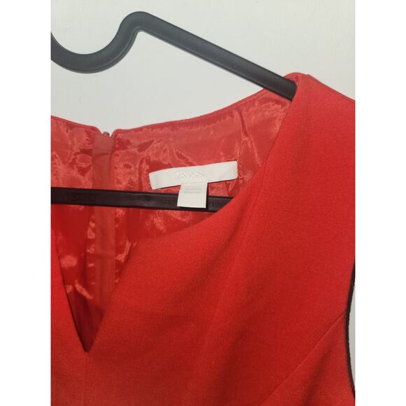 Hugo Boss red elegant sheath dress 4 - Picture 2 of 4